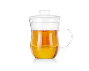 350ml Glass Mug with Filter