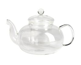 Glass Teapot with Glass Infuser & Coil Filter 600ml