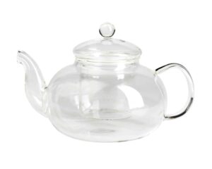 Glass Teapot with Glass Infuser & Coil Filter 600ml
