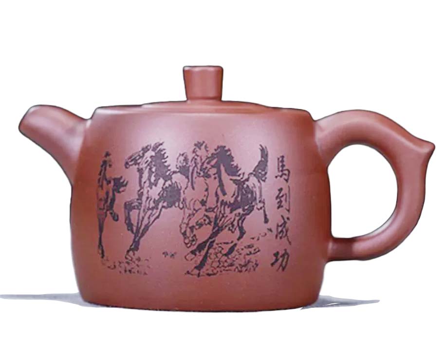 Yixing teapot “Horses” (460ml)